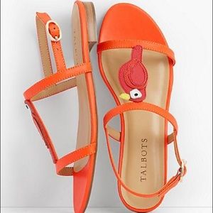 SOLD —- TALBOTS Parrot Sandals